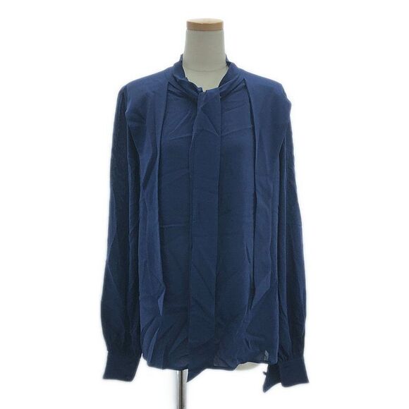 Balenciaga - Bow Tie Pullover Shirt - 34 - Blue - Women´s,New Products : American Fashion Style Bags On Sale